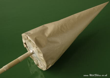 8.Finished cone distaff